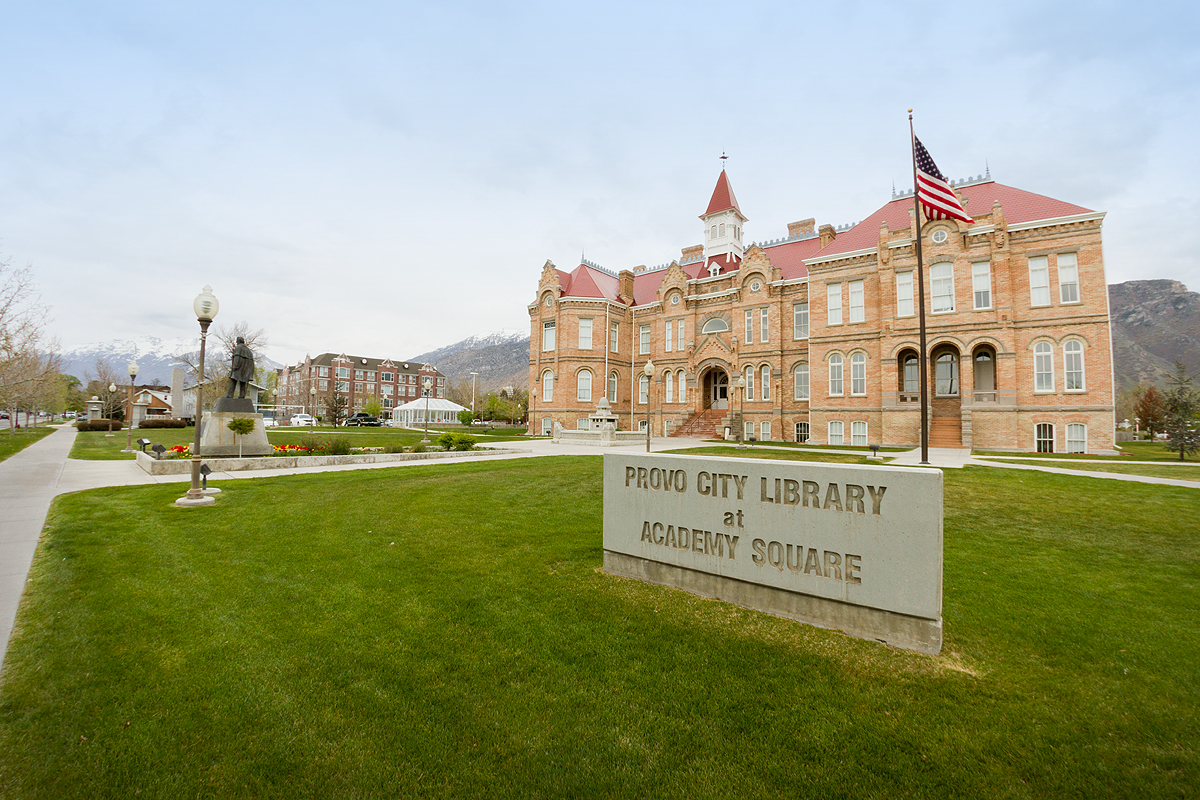 Provo City Library Building at 550 N. University Ave Provo, UT 84601
